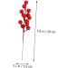 ABOOFAN 50 Pcs Artificial Berry Cuttings Artificial Berry Stems Pick Christmas Tree Decoration Ornaments Christmas Red Berries Branches Artificial Berry Branches Red Fruit Foam Fork - Buy Online on GoSupps.com