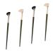 Baluue 4pcs Nose Shadow Brush Makeup Tool Flat Concealer Brush Angled Brush Makeup Brush Contour Brush Angled Eye Shadow Brush Concealer Brush under Eye Cosmetic Brush Eyeshadow Brush