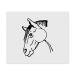 2 x 'Horse Head' Microfiber Lens/Glasses Cloths (LC00021397)