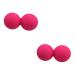 Solustre 2st yoga peanut ball fascia ball pilates equipment ancient photo pendant myofascial release party hats for adult sore muscles white cylinder peanut balls massage