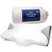 SUTERA - Contour Memory Foam Pillow for Sleeping, Orthopedic Cervical Support for Neck, Shoulder and Back Pain Relief, Ergonomic Pillow for Side, Back and Stomach Sleepers, Washable Cover - White +Bag White + Bag