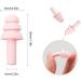 Kostatech Pink Earplugs - 5 Pairs Reusable Waterproof Soft Silicone Noise-Reducing Earplugs for Sleeping Learning Working & Swimming - Buy Online on GoSupps.com