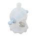 Baby Teether High Quality Portable Wrist Teether with Monkey Head for Newborn Home (Blue)