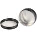 Zeoabsy 10 Pieces 50ml Matte Black Aluminum Empty Jars - Round Doses with Screw Cap for International Shipping - Buy Online on GoSupps.com