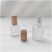 Travel-Friendly Frosted Glass Spray Bottle - Refillable Perfume & Makeup Container (Silver) | Eco-Friendly & Stylish - Buy Online on GoSupps.com