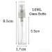 Elfenstal- 20pcs Empty 10ml Clear Fine Mist Atomizer Glass Bottle Spray Refillable Perfume Empty Bottle Glass Clean Cloth for Travel Party Portable Makeup Tool + Free 3ml Pipette - Buy Online on GoSupps.com