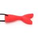 Buy Baby Teether - Silicone Fishtail Shape Teething Stick & Pendant Necklace (Red) | Soft & Safe Chew Toy for Infants - Buy Online on GoSupps.com