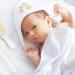 Soft White Baby Hooded Bath Towel with Elephant & Rabbit Embroidery | 100% Cotton | Perfect Baby Shower Gift | 75cm x 75cm - Buy Online on GoSupps.com