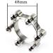 BlueSunshine Front & Back 160mm Disk Brake Kit for 80cc Gas Motorized Bicycle | Freewheel Threaded Hubs | 48mm Hole Distance - Buy Online on GoSupps.com