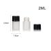50 Pack Mini Empty 2 ml Frosted Glass Bottles for Essential Oils | Travel Refill Vials & Containers - Buy Online on GoSupps.com