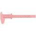 TEHAUX Pied Coulisse pour Sourcils 150 MM en Plastique Rose R gle Sourcils Portable Compas Facial Pr cis pour Mesure de L'Espacement Outil de Maquillage Professionnel et Solide