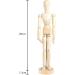 8 Inch Wooden Manikin Flexible Body Human Figure Puppet Model for Drawing & Painting | Home Office Desk Decoration | Sketching Supplies & Gift - Buy Online on GoSupps.com