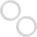 Ankroyu O-Ring Baby Pacifier Clip - Silicone Safety Pacifier Chain Holders | 20 Pack Transparent Baby Gift - Buy Online on GoSupps.com