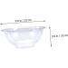 Didiseaon 2 Pcs Lace Washbasin Bathroom Face Basin Cleaning Basin for Home Washing Basin for Face Home Face Basin Vegetable Wash Bowl Baby Wash Bowl Washing Dishes Tub Pp Portable Wash Basin 23x23cmx2pcs Transparentx2pcs - Buy Online on GoSupps.com