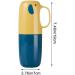 Danlai Travel Toothbrush Cup Case - Portable Toothpaste Holder & Storage Box - Yellow - Buy Online on GoSupps.com