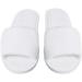 10 Pairs of Disposable White Slippers - Open Tip Waterproof Soft - Ideal for Hotels Spas & Wellness Centers - Buy Online on GoSupps.com