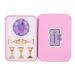 Sonew Nail Holder Nail Art Display Stand Crystal Alloy Nail Tips Stand Holders Magnetic Manicure Nails Salon Tool 3 Colors(Purple)