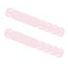 Anneomas 10 st expansion track for ears of the hook for earrings rope buckle buckle cord hook buckle to extend the mask rope ear buckle sinking one -way earlicky pink 11x1.8cm