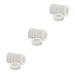 Housoutil 18 Rolls Eyelash Tape Holder Lash Tools for Eyelash Extensions Eyelash Extension Supplies Colored Duct Tape Eyelash Separating Tape Clear Stand Strip White Auxiliary Punch Hole