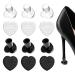 SooGree High Heel Cap Protectors & Heel Repair Caps Covers for High Heel Shoes Women Anti-Slip and Protecting from Bricks 6 pairs Heart Shaped