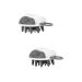 FOMIYES 2 STK Hairhampoo brush and hair head skin brush shed brush shower brush cleaning shampoo scalp massage scalp massage clean massage brush cleaning brush massage brush size 1x2pcs graux2st