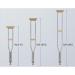 Crutches Crutches Fracture Underarm Crutches Double Crutch Walker Walking Elderly Non-Slip Cane Cane Crutches for Young People Auxiliary Crutch (Size : 90.5-111cm) Yearn for Comfortable Anniversary - Buy Online on GoSupps.com