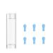 BAFOME Ear Cleaner Replacement Tips Waterproof Silicone Ear Wax Removal Replacement Accessories Set of 6 Skin-Friendly Original Ear Spoons Earpick for Teens Adults Ear Health Care (Only for BAFOME) Blue-p2n
