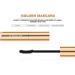 O.TWO.O 3D Waterproof Mascara Extend Black Eyelashes Lengthening Eye Lash Brush Long Lasting Makeup Mascara Golden Tube - Buy Online on GoSupps.com