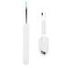 Wireless tool for removing ear wax with 1080p camera 6 LED lights waterproof design for safe ear cleaning (white)
