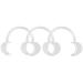 AKAZI 4pcs Autoclavable Teeth Whitening & Cheek Retractor Dentist Mouth Opener Repeat Use M