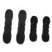 4-Piece Magical Hair Knot Aid Set - Black Foam Sponge Duttband Styling Tools for Women & Girls - DIY Hair Accessories - Buy Online on GoSupps.com