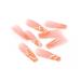 Brishow Artificial Long False Nails - 24pcs Wave Press On Nails for Women & Girls (Orange) - International Shipping Available - Buy Online on GoSupps.com