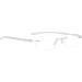 Reducblu Rimless Reading Glasses - Small Silver 2.5 Diopter Readers for Men and Women - Buy Online on GoSupps.com