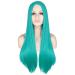 Buy SUNNYBLUEE Long Straight Middle Wig - Heat Resistant Synthetic Hair in Black White Pink Orange Purple Gray Blue & Green - International Shipping Available - Buy Online on GoSupps.com