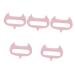 Tovinanna 5st acupunkt massage device Hand massage device Tool for the scalp tool for head care massage head tools hairbrush neck peeling brushes pebble gel pink