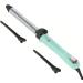 Amira Beauty Rotating Curling Iron Automatic 1" Tourmaline Ceramic Curler Wand Digital Display with Adjustable Temps 250-450 Dual Voltage and Auto 60 Minute Shut Off Teal