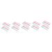 CLISPEED 30 pcs colorful toothbrush teeth toothbrush dental floss travel toothbrush disposable travel