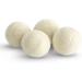 Handmade Sheep's Wool Dryer Balls - Set of 4 White Balls - Natural Eco Fabric Softener for Tumble Dryers - Anti-Static - Buy Online on GoSupps.com