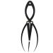 FOMIYES Eyebrow Symmetrical Tool Tools Eyebrow Measurement Tool Measuring Ruler Stainless Steel