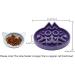 Veterinarian-Designed Large Purple Cat Puzzle Feeder Bowl for Enrichment and Activity - Buy Online on GoSupps.com