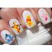 Winnie The Pooh Water Nail Art Transfers Stickers Decals - Set of 41 - A1271