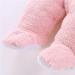 Voopptaw Warm Baby Winter Jumpsuit | Fleece Romper Suit | Cute Thick Bear Snowsuit (Pink) | 0-12 months - Buy Online on GoSupps.com