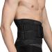 NeoTech Care Adjustable Back Support with Double Adjustment Straps - Lumbar & Lower Back Support - Wide Design - Black - Buy Online on GoSupps.com