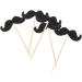Luzhengyang 20pcs Mustache Stick Cupcake Birthday Wedding Cake Topper - Buy Online on GoSupps.com