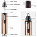 KouRy Nose Hair Trimmer for Men & Women - Portable Painless Ear & Eyebrow Clipper IPX7 Waterproof Dual Edge Blades - Buy Online on GoSupps.com