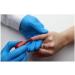 Gants jetable en nitrile Bleu Pack de 100 pieces taille S M L sans poudre pour nettoyage cuisine Gants de protection Large - Buy Online on GoSupps.com