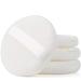 Ultra Soft Large Round Velour Powder Puff - 4 Pack for Body & Loose Powder | International Shipping - Buy Online on GoSupps.com