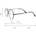 Fuqinqingoz Round Retro Reading Glasses - Cute Anti-Blue Light Computer Reader +200 Presbyopia Glasses Clear View | Color C5 - Buy Online on GoSupps.com