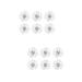 Alipis 2pcs 1 20pcs Scrapbook Accessories Floral Headband Headbands DIY Clothes Flower Clothing Receptacle Whitex2pcs Size 1x2pcs