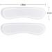 12 Pairs Clear Silicone Heel Grips Liner Inserts - Shoe Cushion Pads for Loose Shoes - Men and Women - Improved Fit and Comfort - Buy Online on GoSupps.com